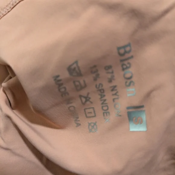 Blaosn Pink Athletic Shorts with Elastic Waistband and Drawstring Size Small - Picture 5 of 7